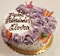 Crema para chica lila y blanco